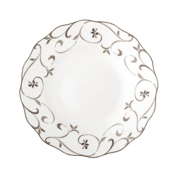Hlboký tanier z kostního porcelánu Brandani Ricciolo Di Dama, ⌀ 22 cm
