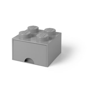 Sivý úložný box štvorec LEGO®