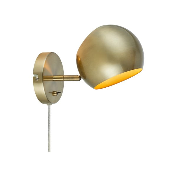 Nástenné svietidlo v bronzovo-zlatej farbe Edgar – Markslöjd