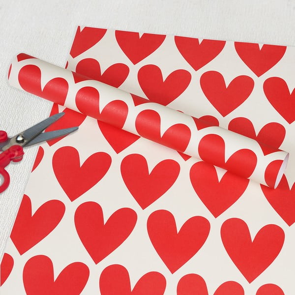 Baliace papiere v súprave 5 ks Hearts – Rex London-image-1