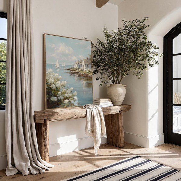 Tlačený obraz s rámom 60x80 cm Quiet Bay – Styler-image-1