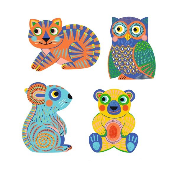 Vodné omaľovánky Djeco Veľké zvieratká