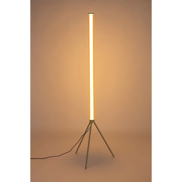 Béžová LED stmievateľná stojacia lampa so skleneným tienidlom (výška 156 cm) Scotty – Zuiver-image-2