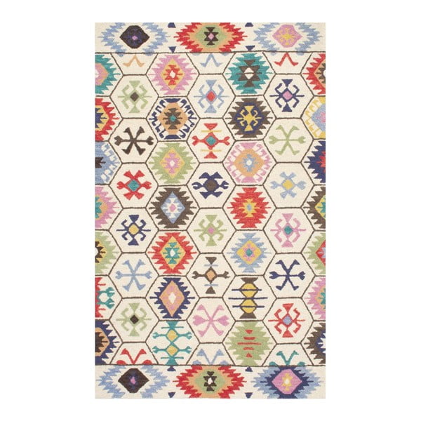 Vlnený koberec Azteco, 152x244 cm
