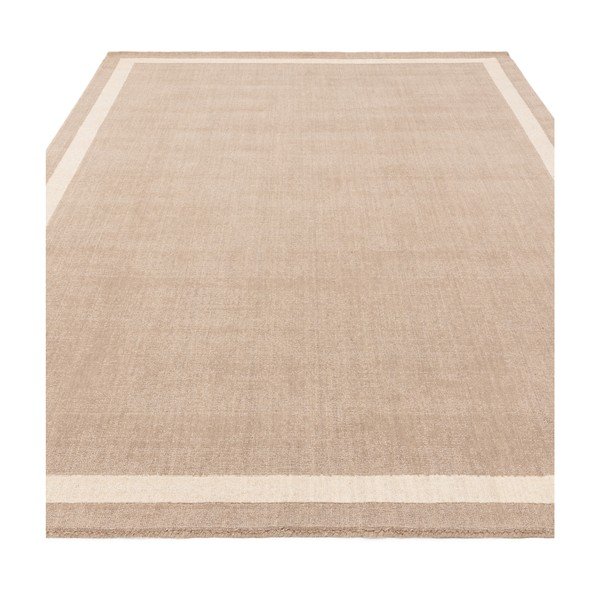 Béžový ručne tkaný vlnený koberec 68x240 cm Albi – Asiatic Carpets-image-2