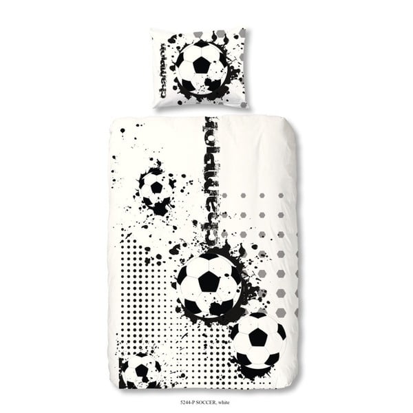 Detské bavlnené obliečky Müller Textiel Soccer, 140 x 200 cm