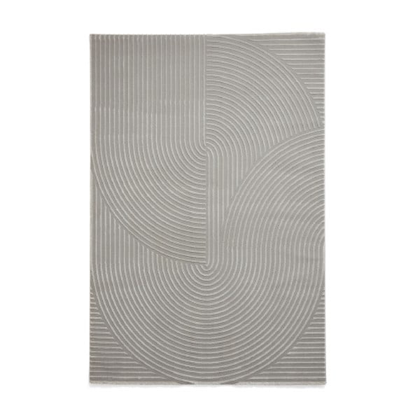 Svetlosivý umývateľný koberec z recyklovaných vlákien 120x170 cm Flores – Think Rugs
