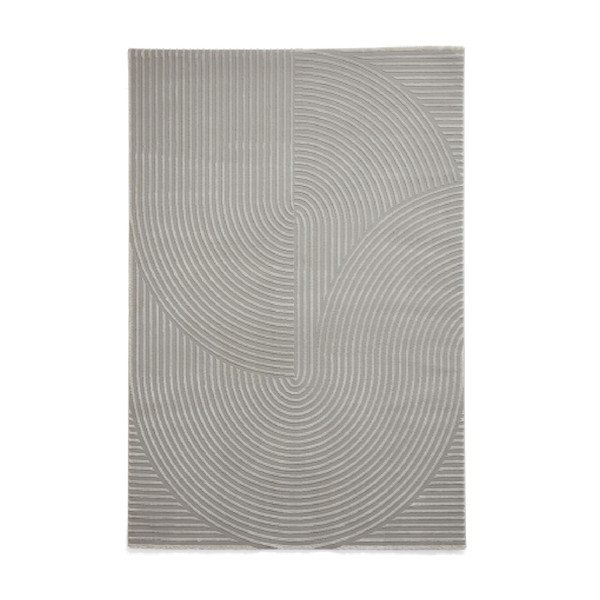 Svetlosivý umývateľný koberec z recyklovaných vlákien 160x230 cm Flores – Think Rugs