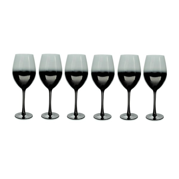 Sada 6 vysokých pohárov na biele víno Villa d'Este Avenue