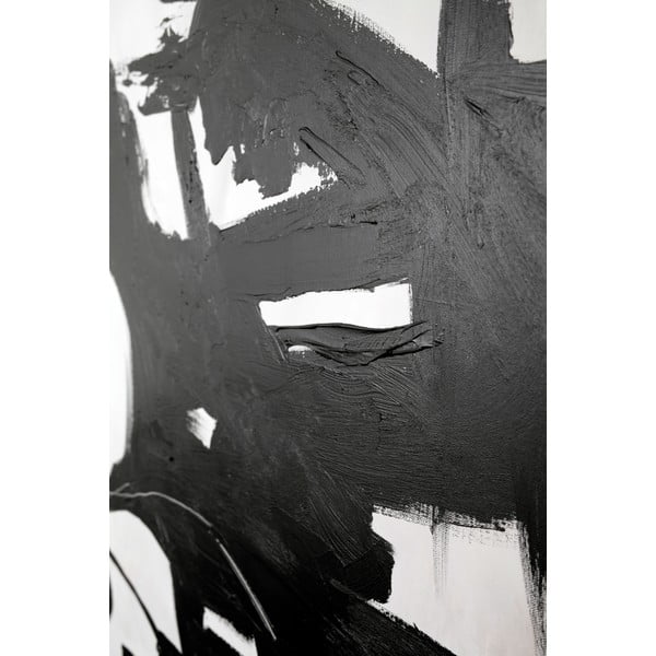 Ručne maľovaný obraz 100x100 cm Playblack 1 – Malerifabrikken-image-2