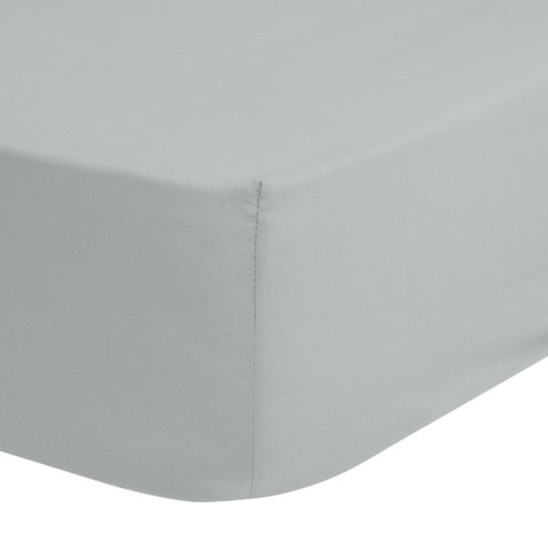 Sivá bavlnená elastická plachta Good Morning, 90 x 200 cm-image-1