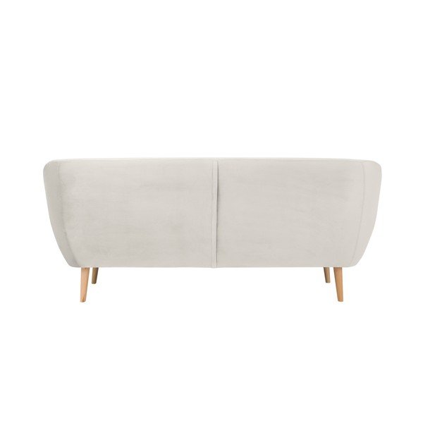 Krémová trojmiestna pohovka Mazzini Sofas Benito-image-3