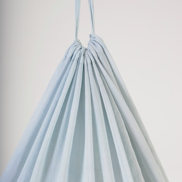 Svetlomodrý bavlnený baldachýn Carelene - Kave Home-image-3