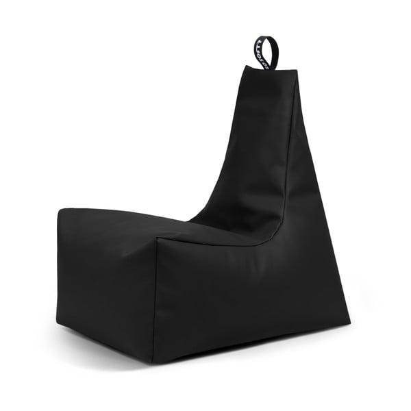 Čierny sedací vak z imitácie kože Icy XL – So Soft?