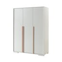 Biela detská šatníková skriňa 146x195 cm London – Vipack