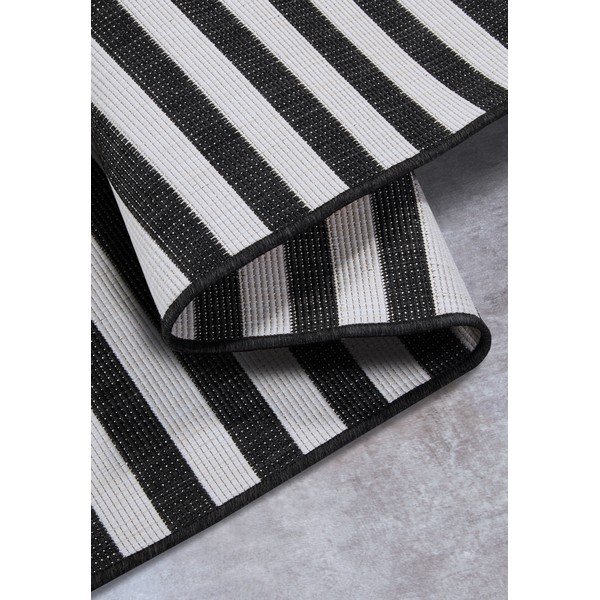 Čierno-biely behúň 80x300 cm Viela – Hanse Home-image-4