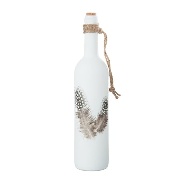 Dekoratívna fľaša J-Line Feather