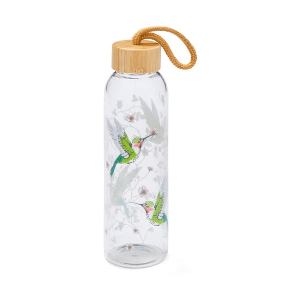 Zelená sklenená fľaša 500 ml Hummingbirds – Cooksmart ®