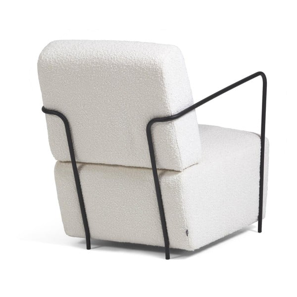 Biele kreslo Gamer - Kave Home-image-3