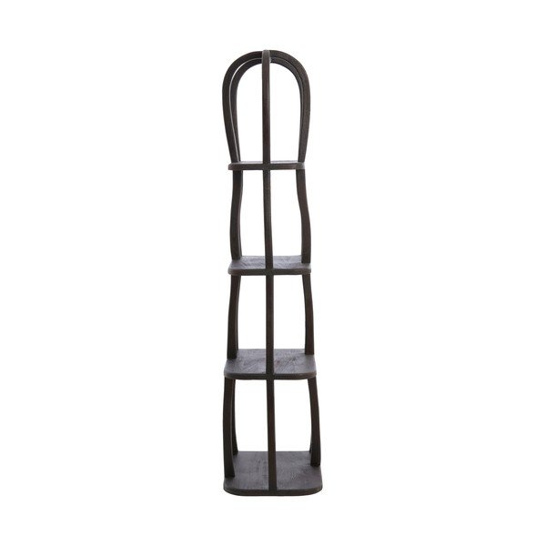 Regál z mangového dreva v tmavo prírodnej farbe 53x175x40 cm Lowe – Light & Living-image-3