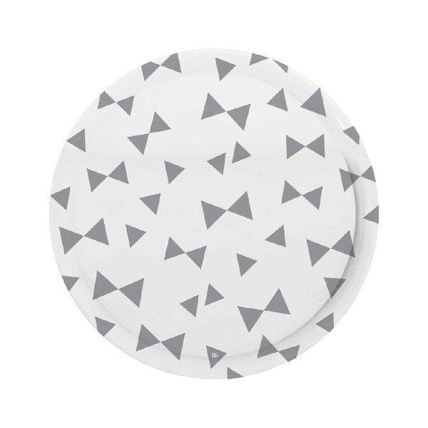 Podnos Small Bows Grey