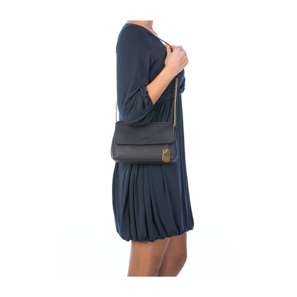 Kožená kabelka Envelope Navy-image-4