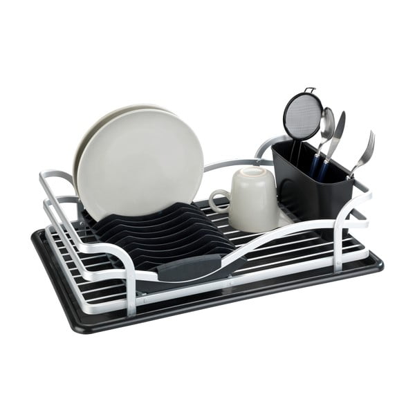 Čierny odkvapávač na riad Wenko Drip Aluminium-image-2