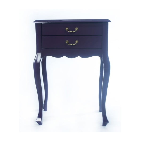 Odkládací stolek Lacquered Purple, 52x35x72 cm