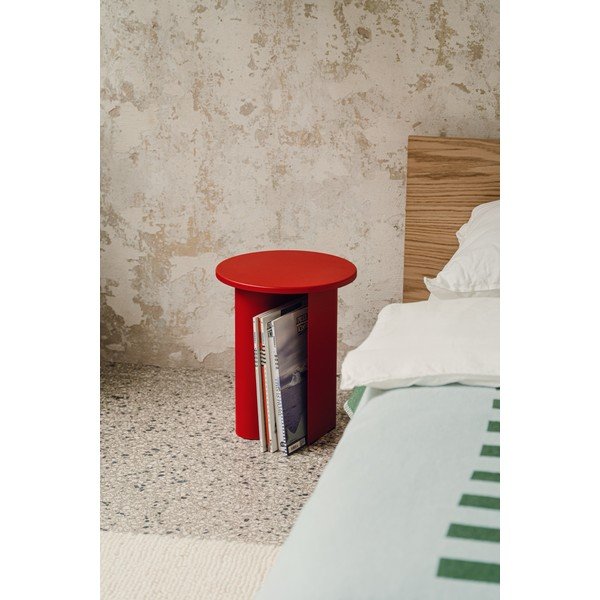 Kovový okrúhly odkladací stolík ø 35 cm Sato – noo.ma-image-1