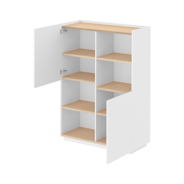 Biela matná knižnica 100x147 cm Nina - TemaHome-image-3