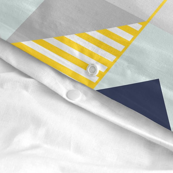 Bavlnená obliečka na paplón Blanc Geo Dot, 140 × 200 cm-image-4