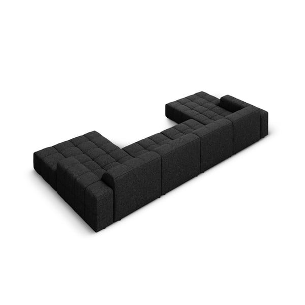 Antracitová rohová pohovka (do "U") Chicago – Cosmopolitan Design-image-4