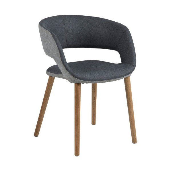 Antracitovosivá jedálenská stolička Actona Greta