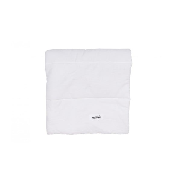 Biela bavlnená detská deka 75x75 cm - Malomi Kids-image-2