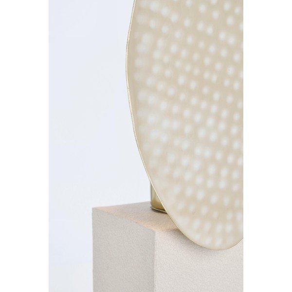 Béžová kovová stolová lampa s kovovým tienidlom (výška  46 cm) Neev – Bizzotto-image-2