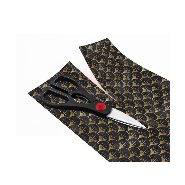 Dekoratívna tapeta na nábytok v čierno-zlatej farbe Ambiance Youlika-image-2