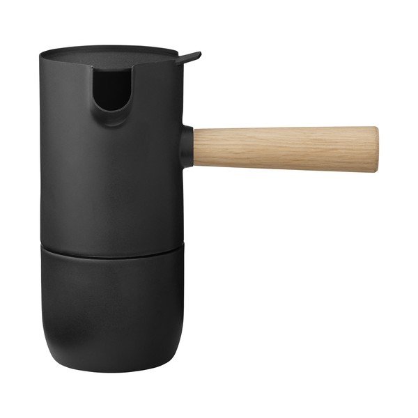 Čierna moka kanvička z nehrdzavejúcej ocele 250 ml Collar – Stelton