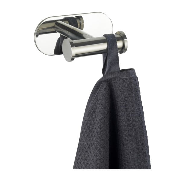 Dvojitý nástenný háčik z nerezovej ocele Wenko Turbo-Loc® Orea-image-4