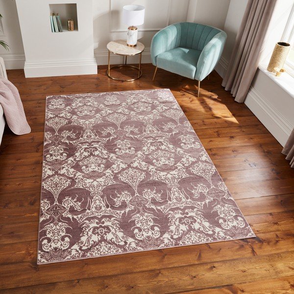 Koberec ružovofialový 200x285 cm Imperial Wine – Think Rugs-image-3