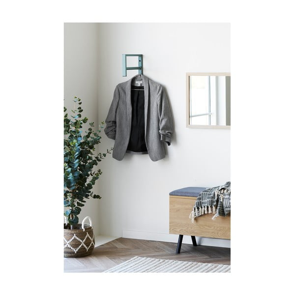 Kovový nástenný vešiak v mentolovej farbe 3 cm Trento – House Nordic-image-1