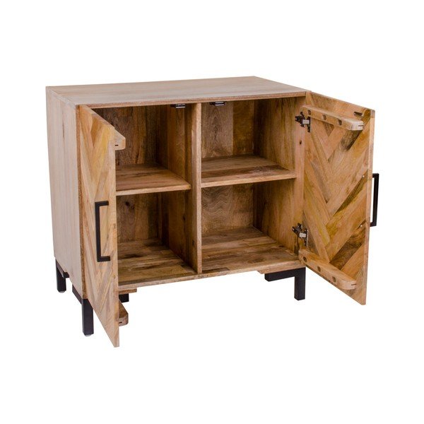 Dvojdverová komoda z mangového dreva House Nordic Calto-image-1