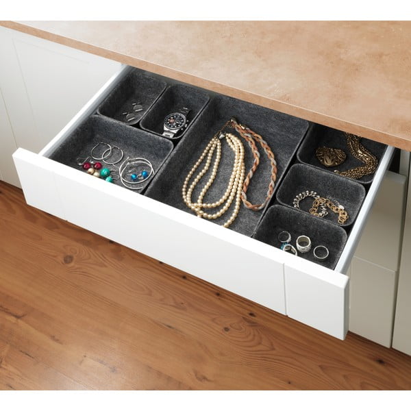 Súprava 7 sivých organizérov Wenko-image-3