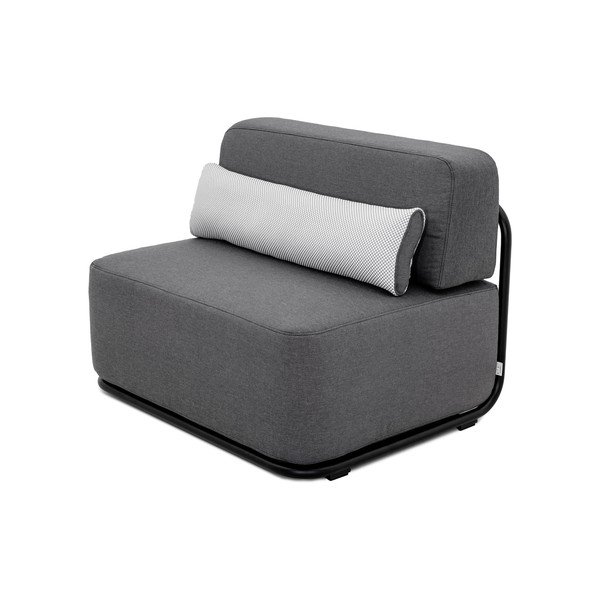 Tmavosivý modul záhradnej pohovky (stredový diel) Straw – Sit Sit-image-3