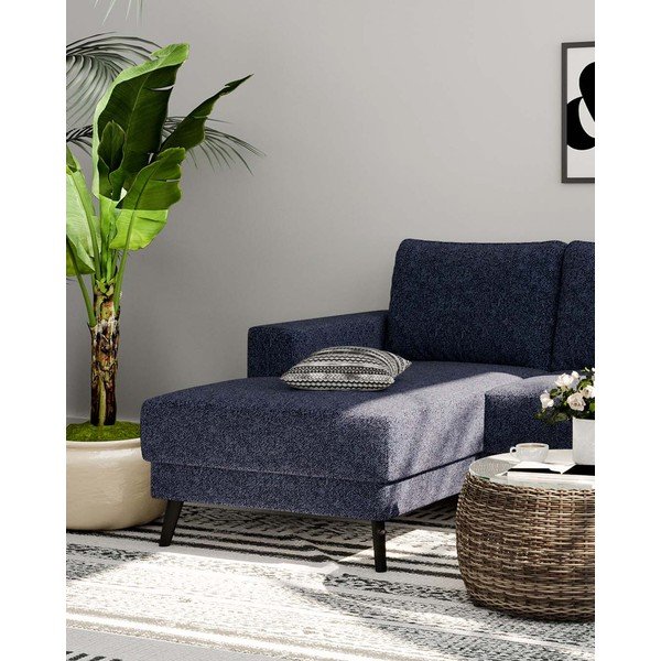 Tmavomodrá rohová pohovka (ľavý roh) Fynn – Ghado-image-1