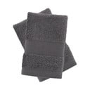 Tmavosivé froté bavlnené uteráky v súprave 2 ks 30x30 cm Anti–Bacterial – Catherine Lansfield