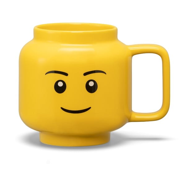 Žltý keramický detský hrnček 530 ml Head - LEGO®