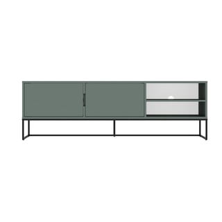 Sivozelený TV stolík 176x57 cm Lipp - Tenzo