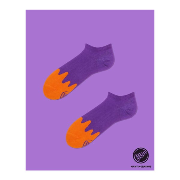 Ponožky Many Mornings Melted Purple Low, veľ. 43/46