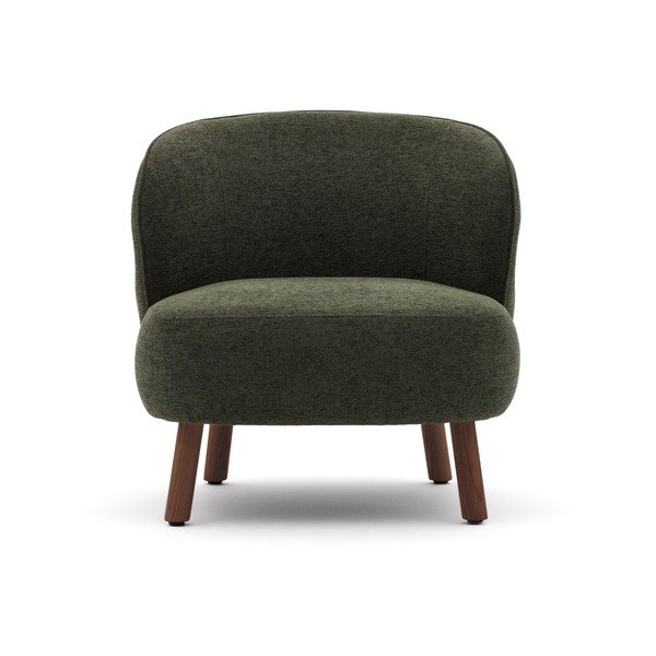Khaki ženilkové kreslo Ulit – Kave Home-image-2