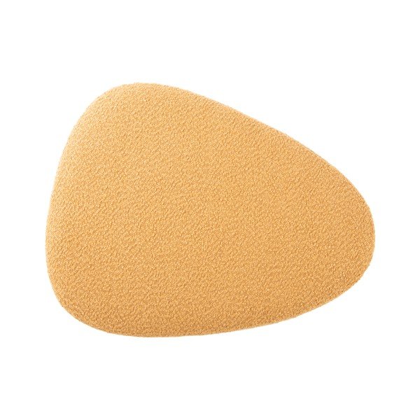 Žltý taburet z textílie buklé Ada – Leitmotiv-image-3